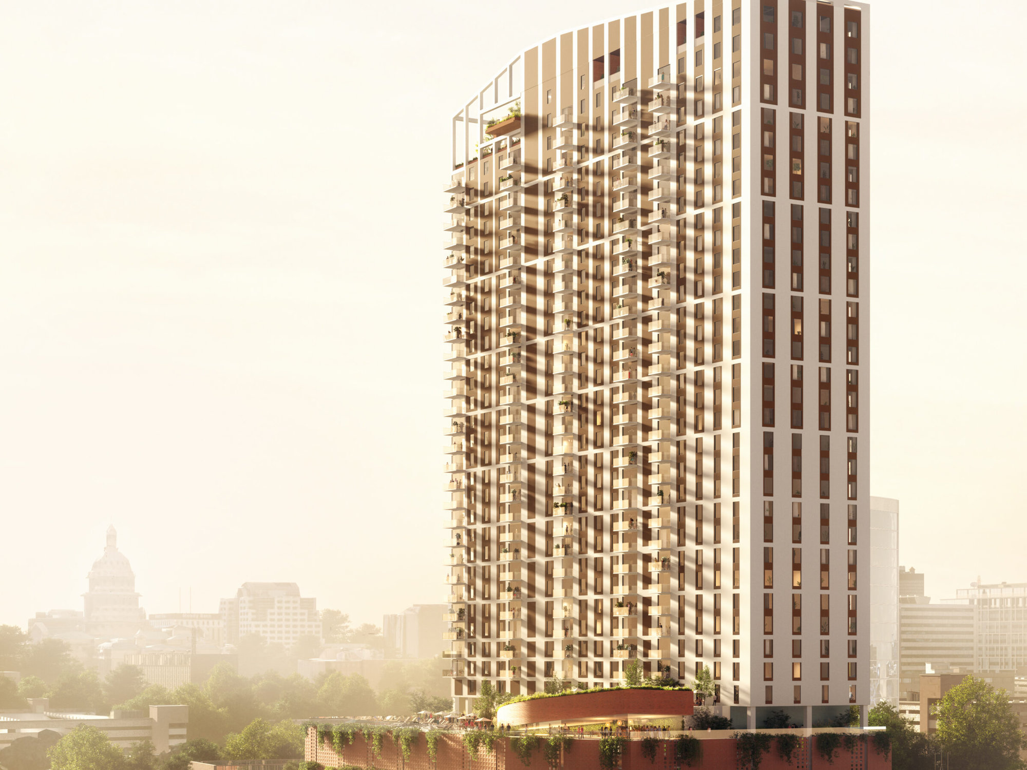 Rendering of Sabine Tower by LV Collective