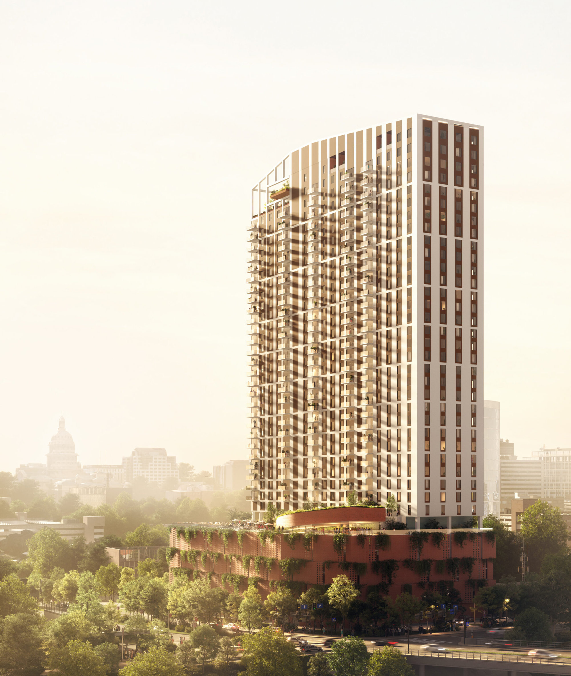 Rendering of Sabine Tower by LV Collective