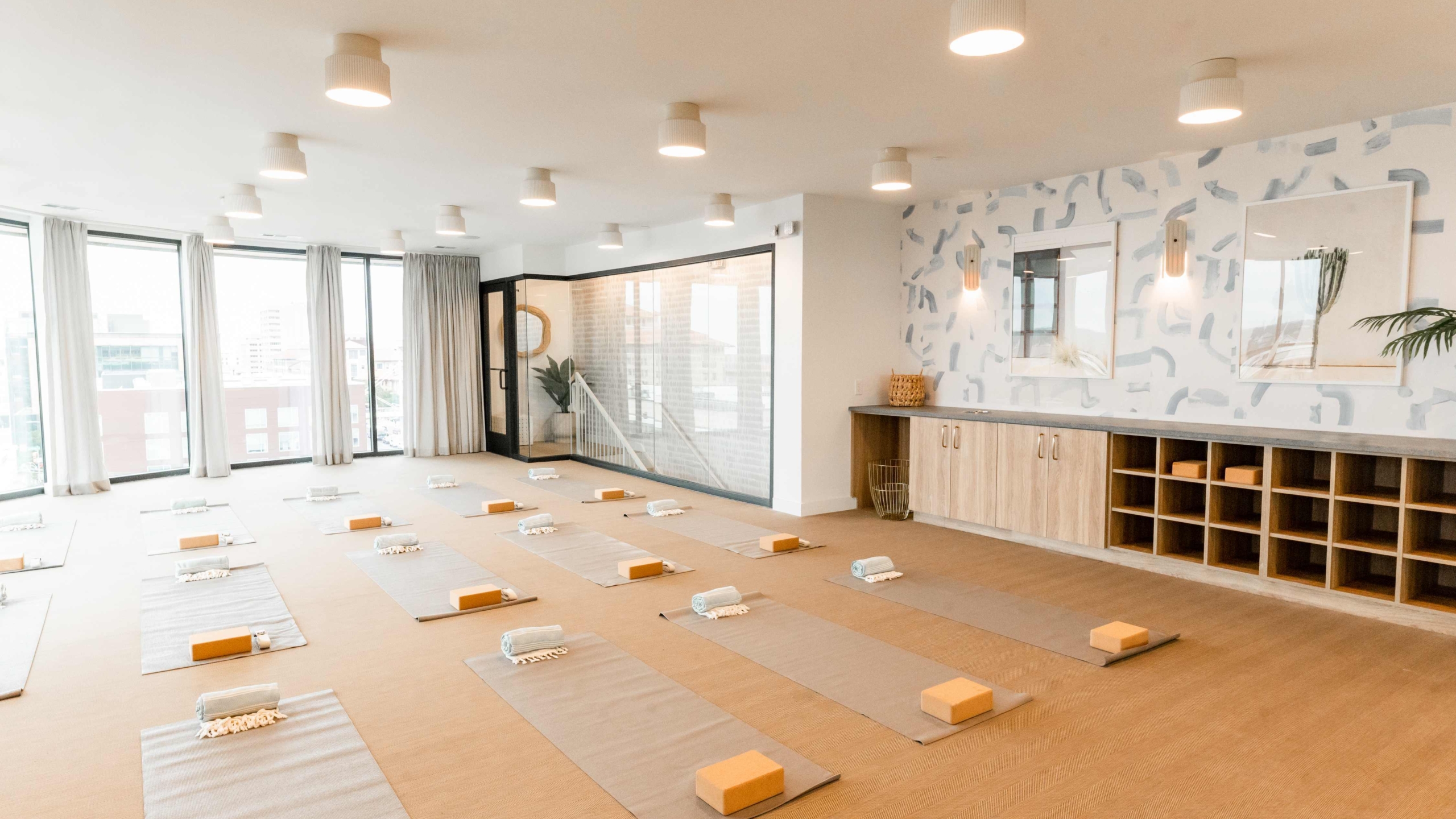 Rambler ATX's yoga studio