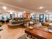 Rambler's second floor study mezzanine