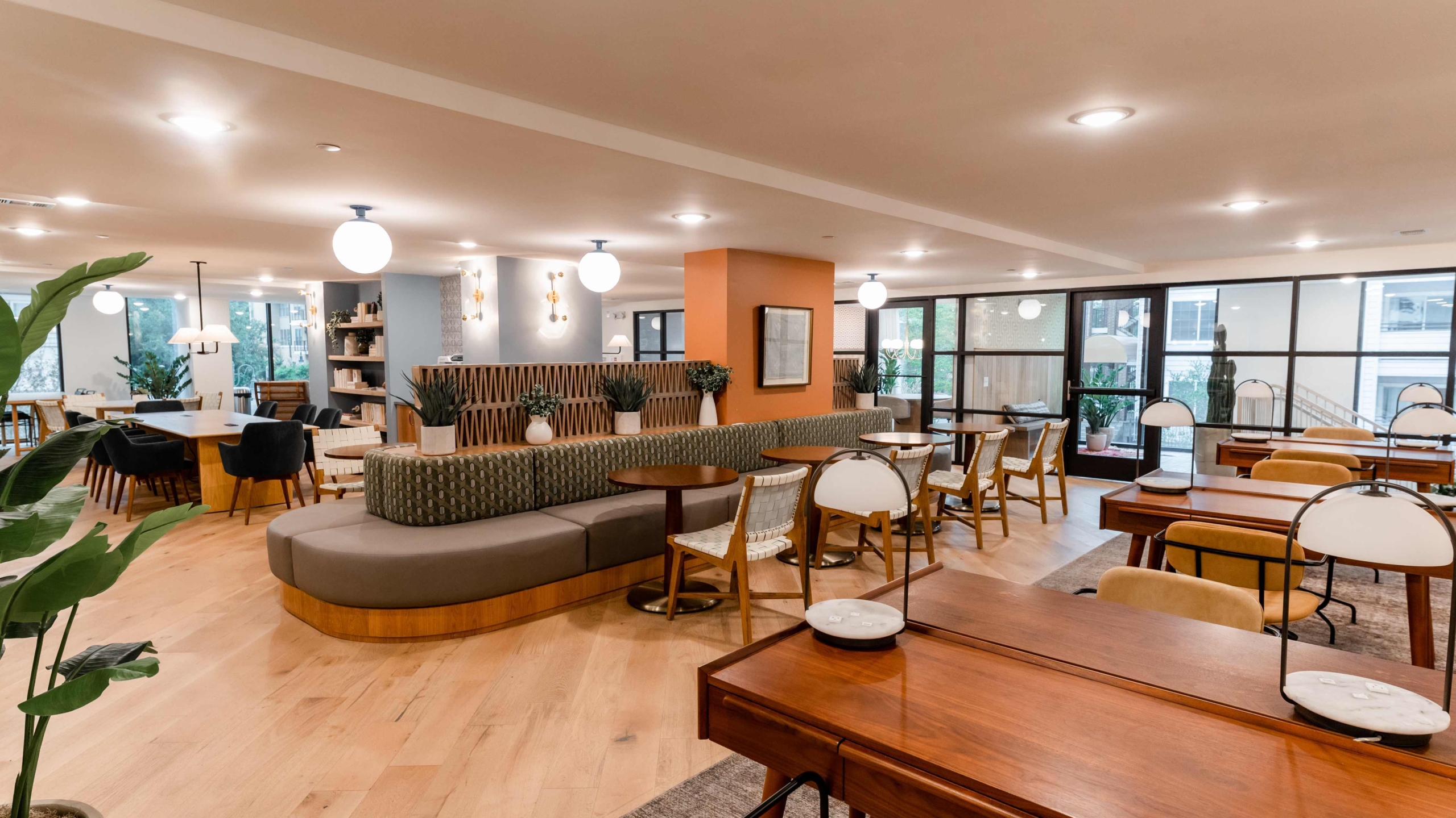 Rambler's second floor study mezzanine