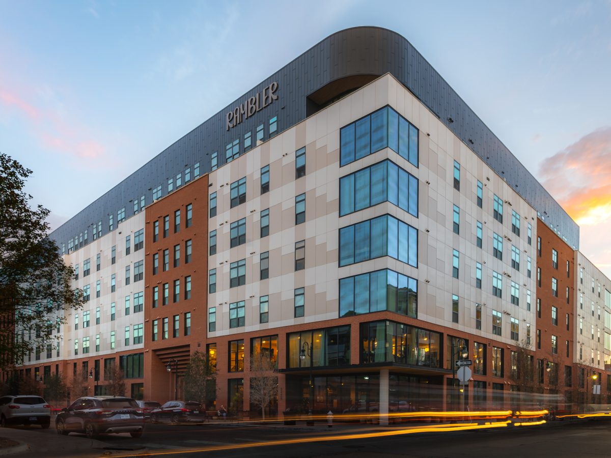 Rambler Exterior during golden hour