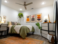 Bedroom in Rambler's model unit