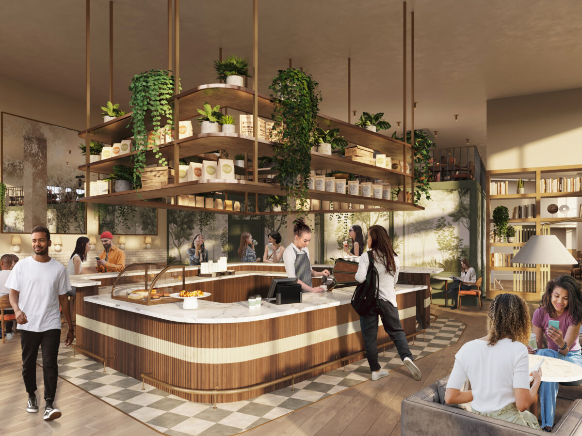 rendering of Daydreamer cofee at Rambler Athens