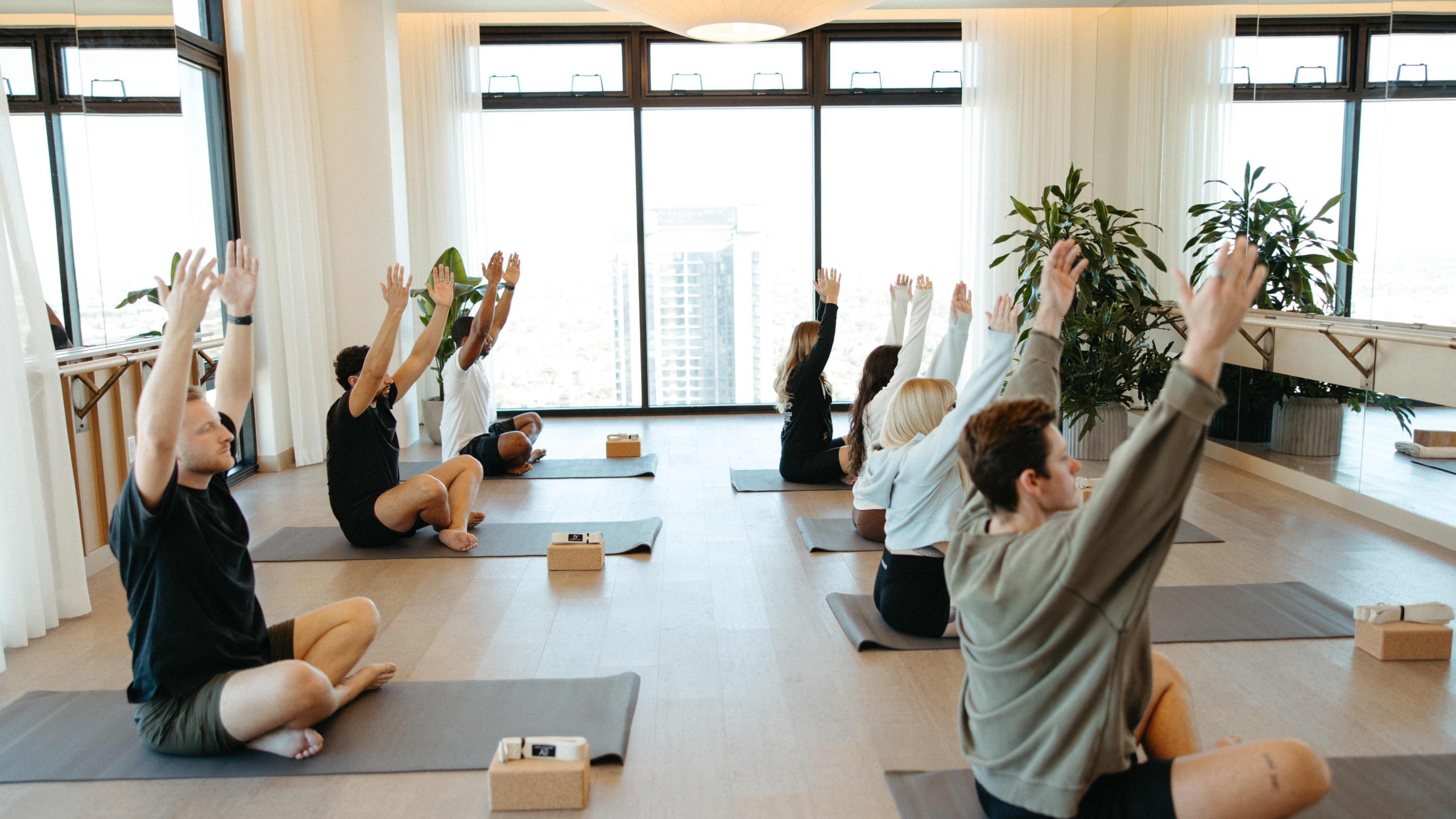 Moontower's yoga studio