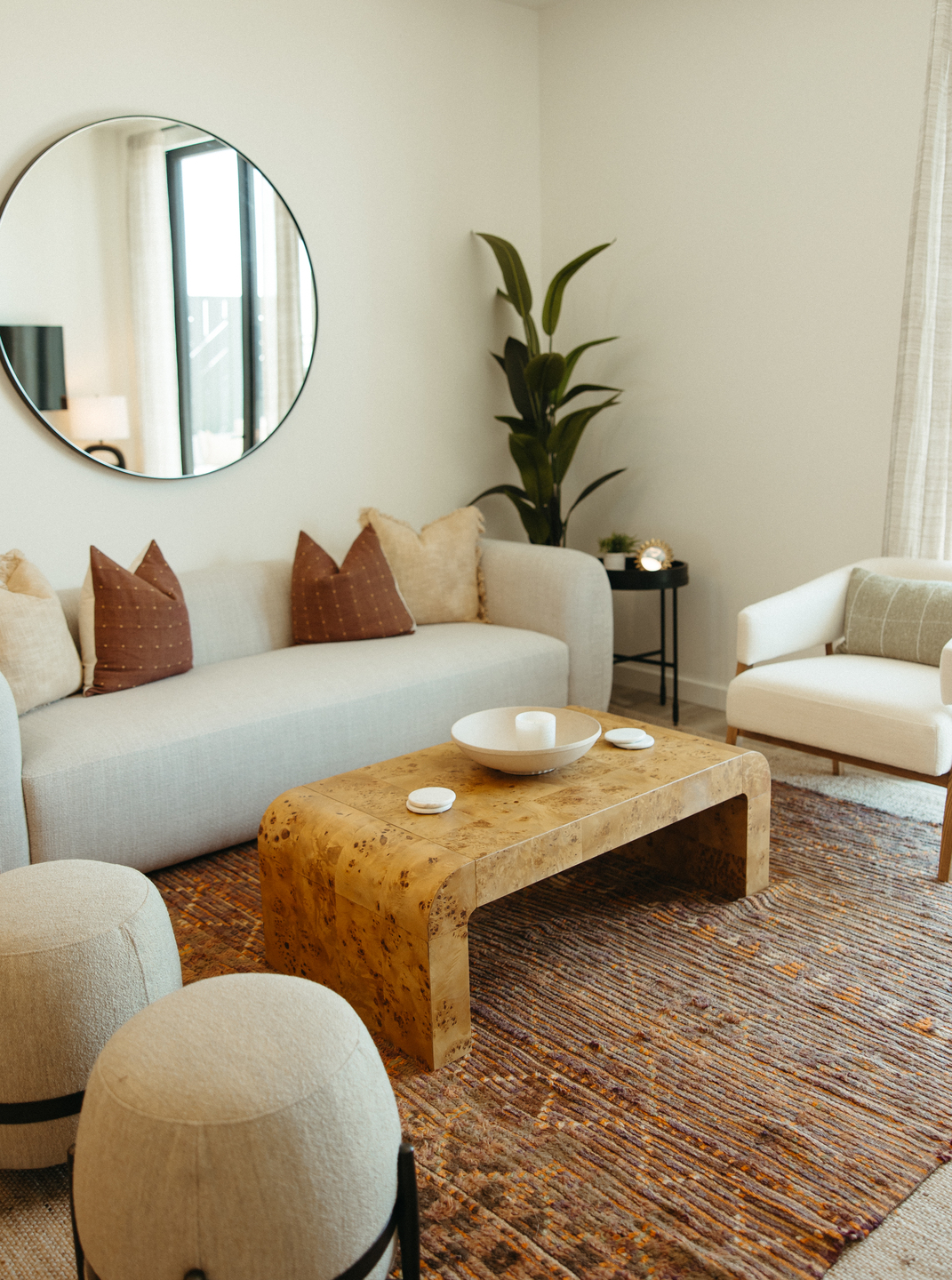 Living area at Moontower