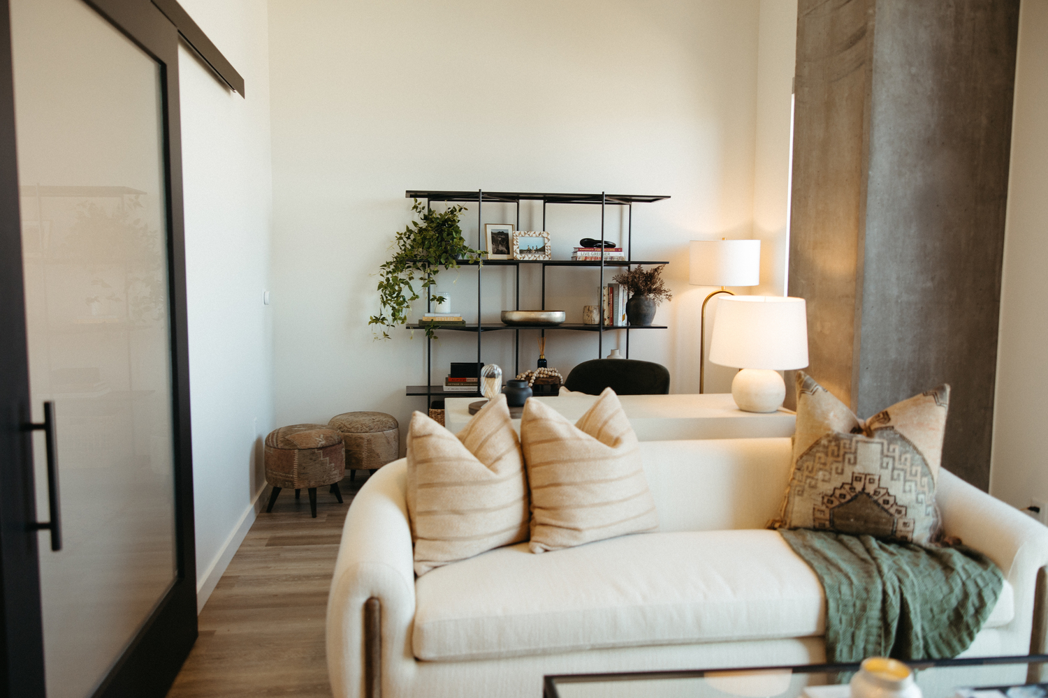 Living area at Moontower