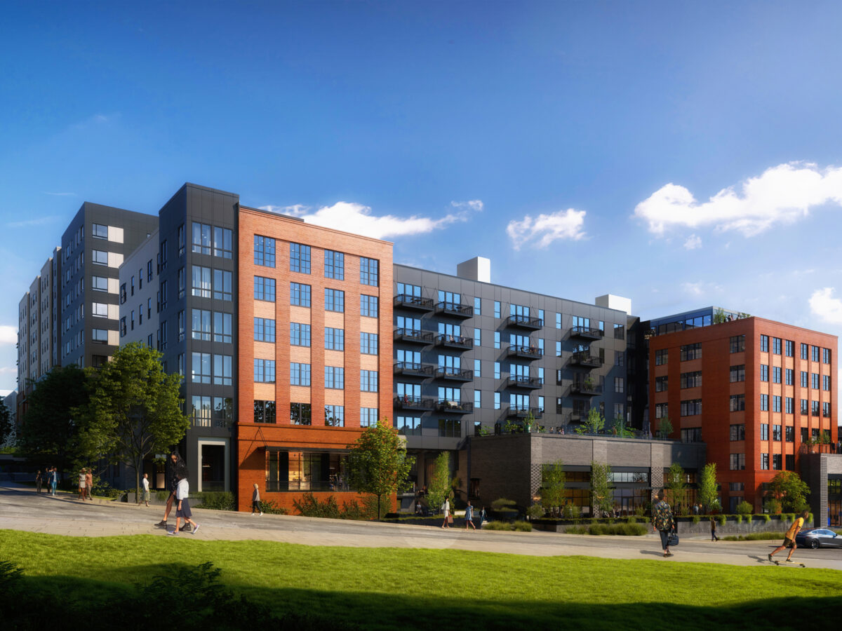 Rendering of the Rambler building in Athens, Georgia.