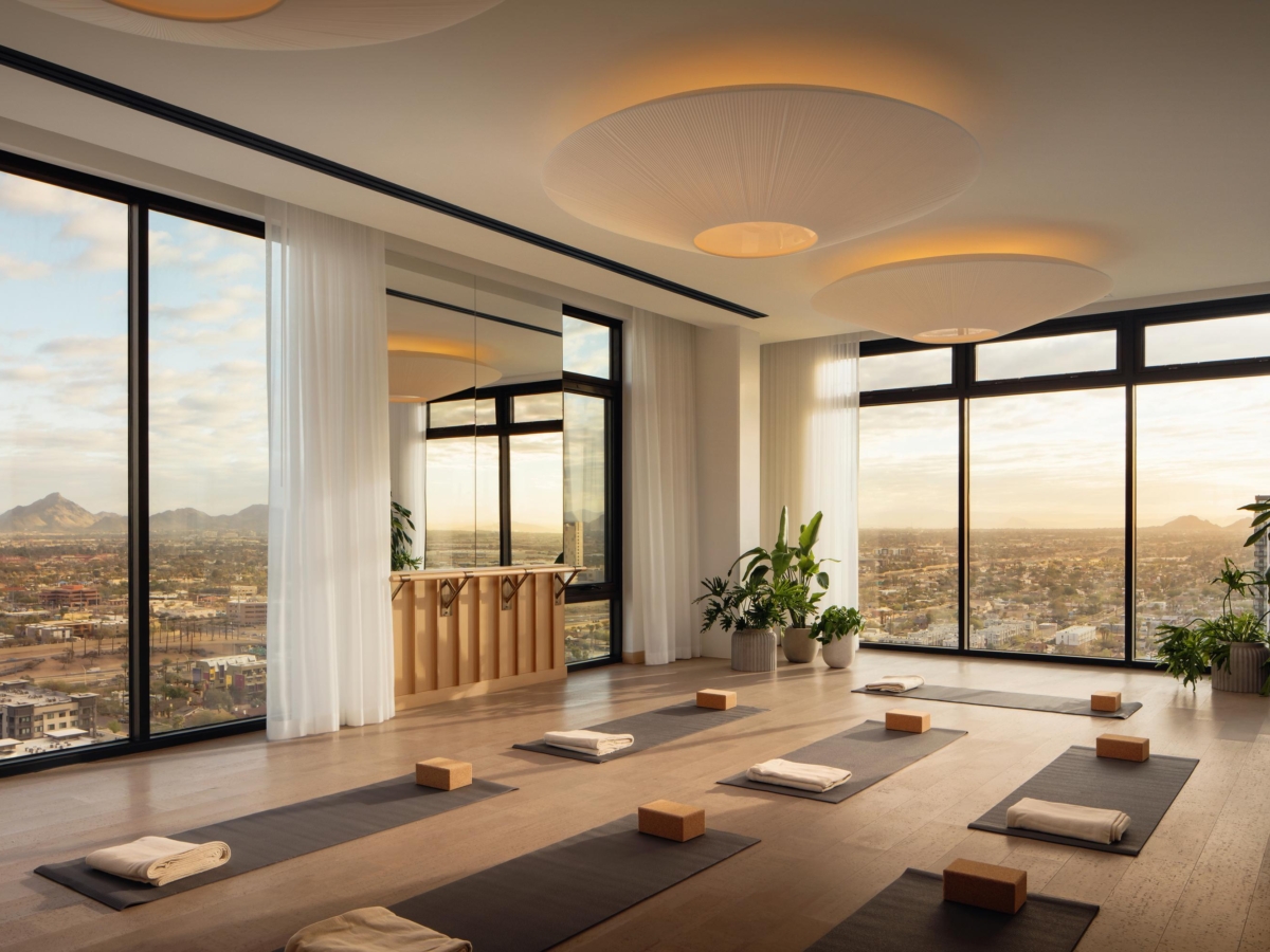 Yoga studio at Moontower phoenix