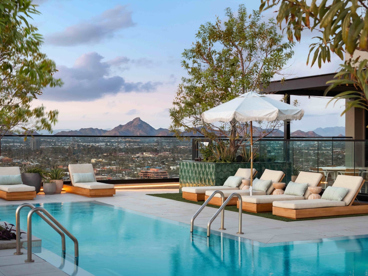 Moontower's rooftop pool deck