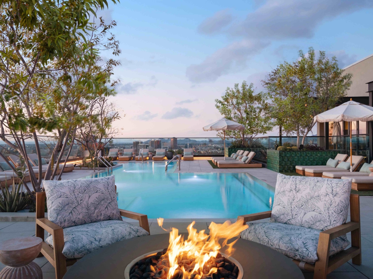 Moontower's rooftop pool