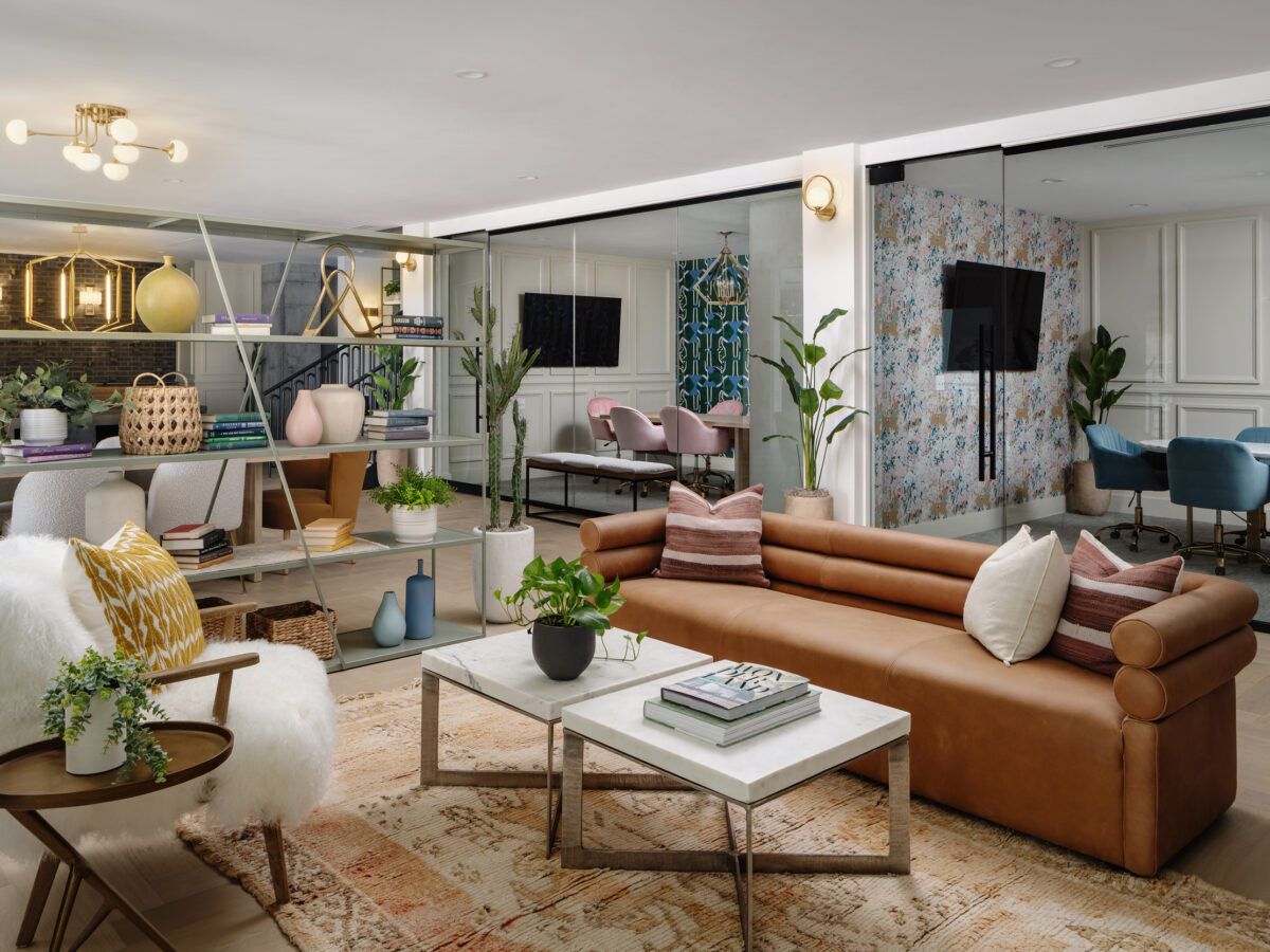 Private study rooms and study lounge at Waterloo in Austin Texas.