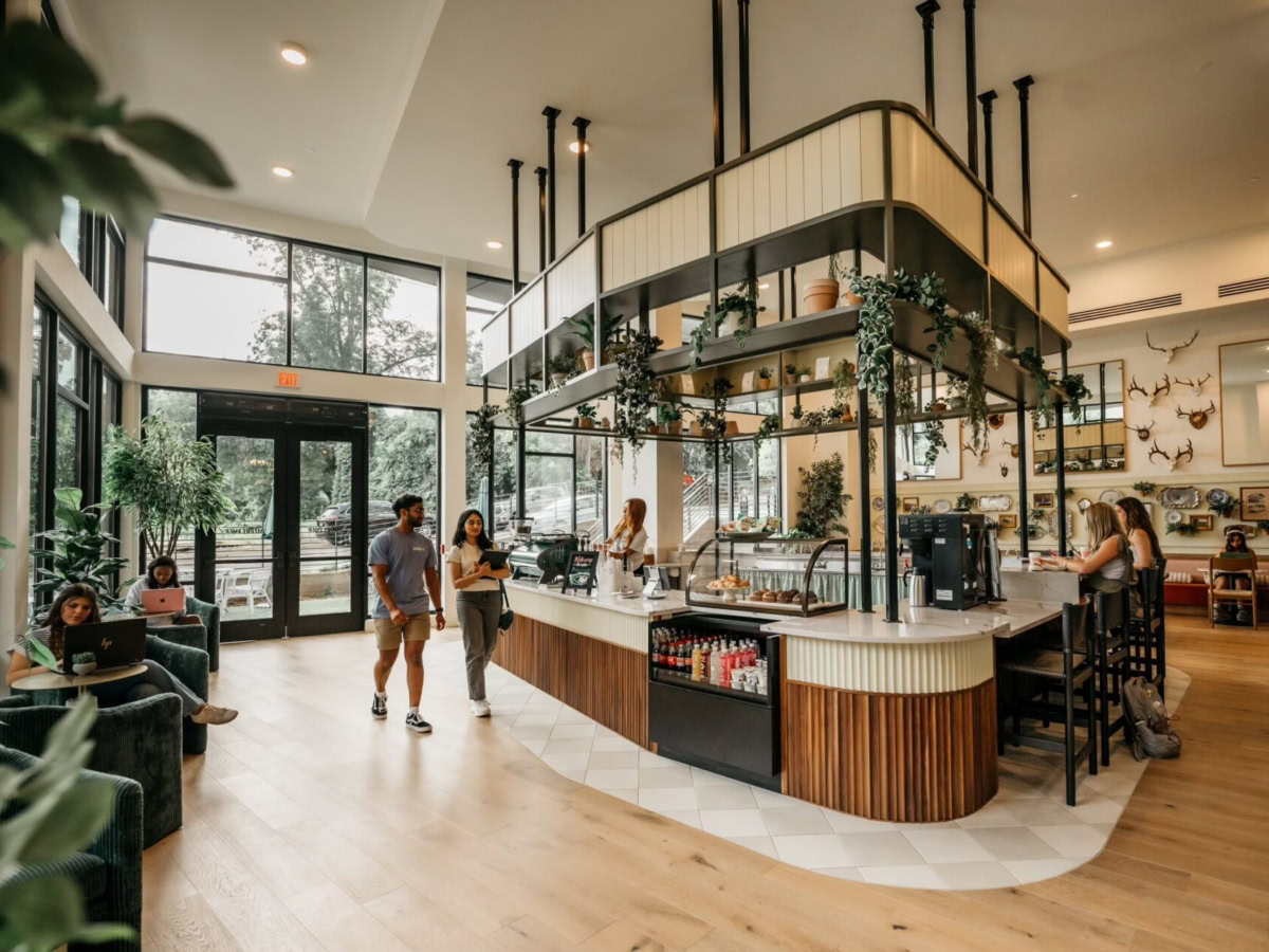 Rambler Athen's on-site coffee shop, Daydreamer Cafe, offers hand-mixed coffee drinks, matcha and artisan pastries.