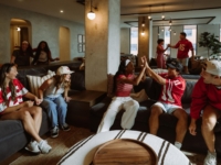 Rambler Columbus’ club room is the perfect space to kick back and watch the game or catch up with friends.