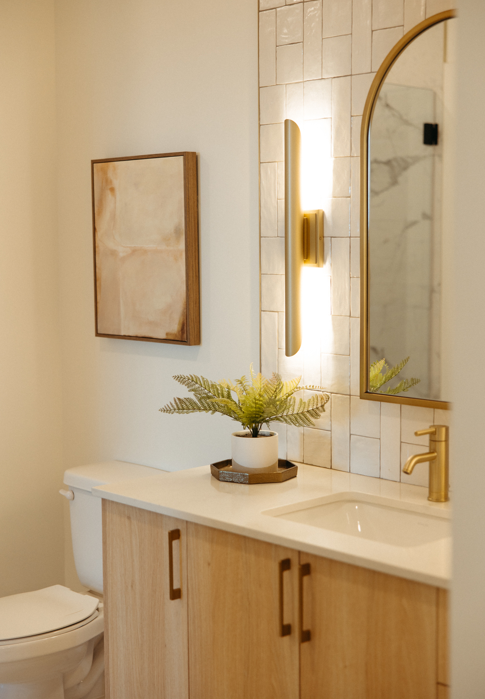 Representative bathroom at Moontower