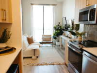 Living area at Moontower