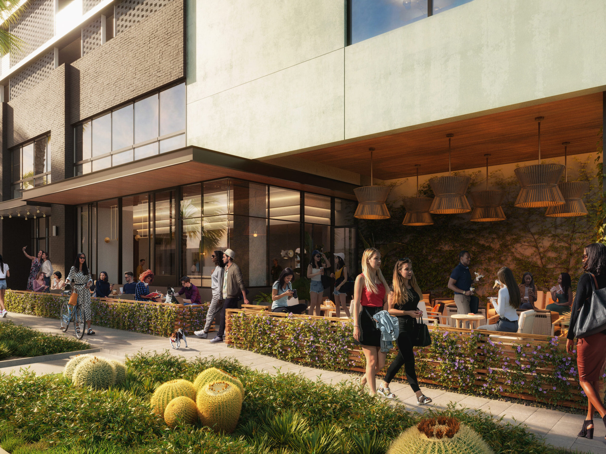 Rendering of Moontower Phoenix patio