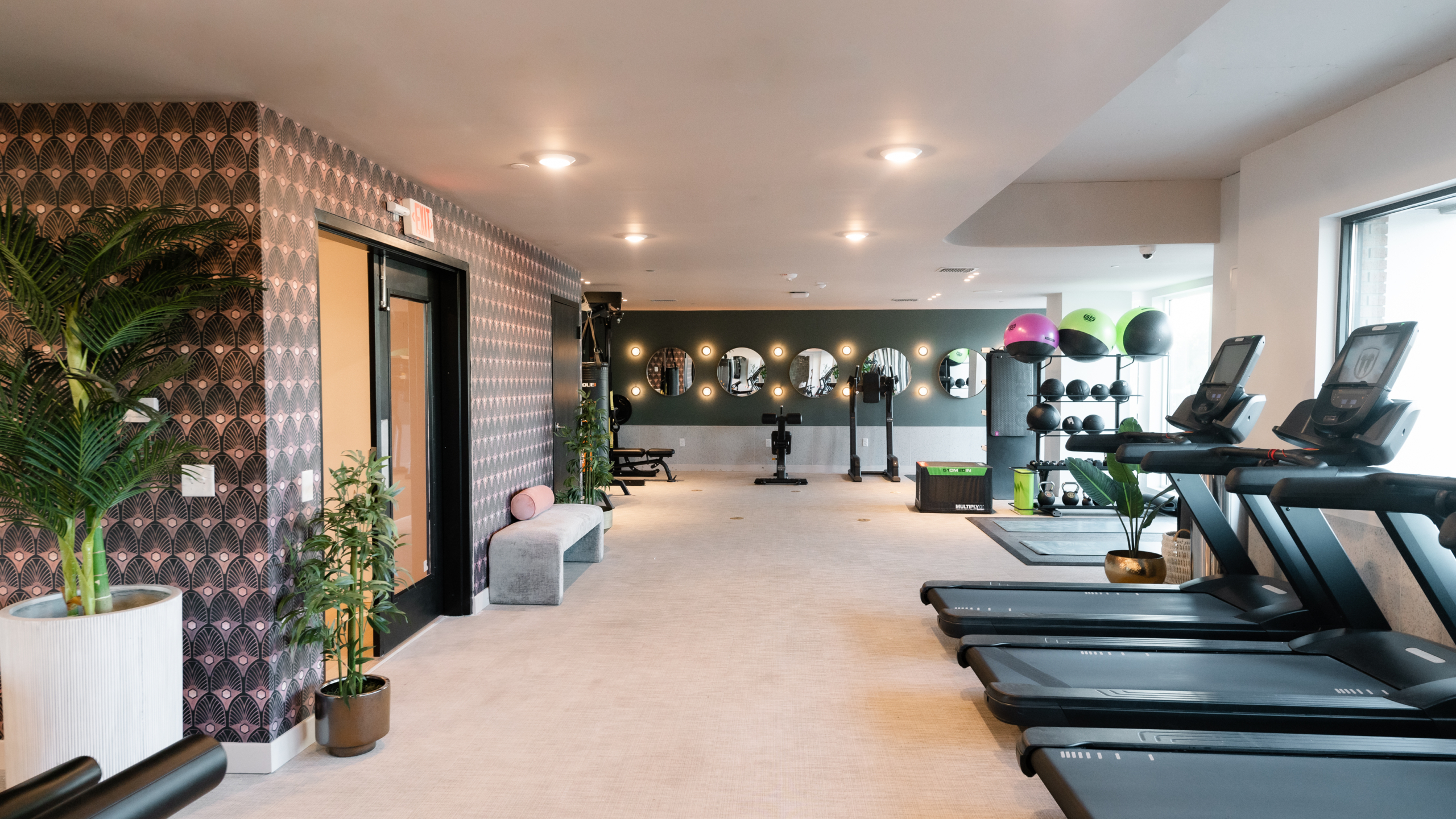 Image of Sweetwater's gym and gym equipment