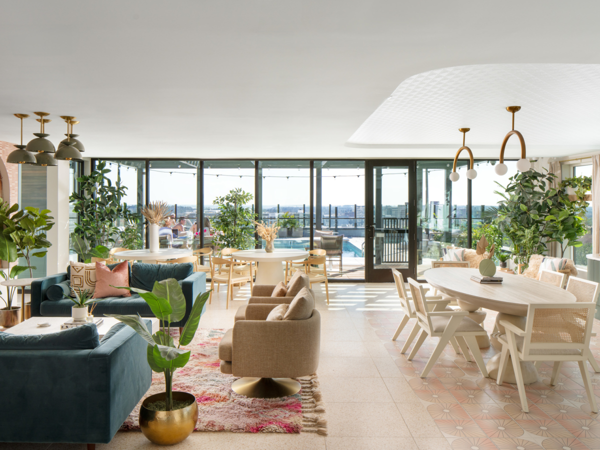 Rooftop club room at Sweetwater