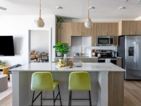 model unit kitchen and sweetwater