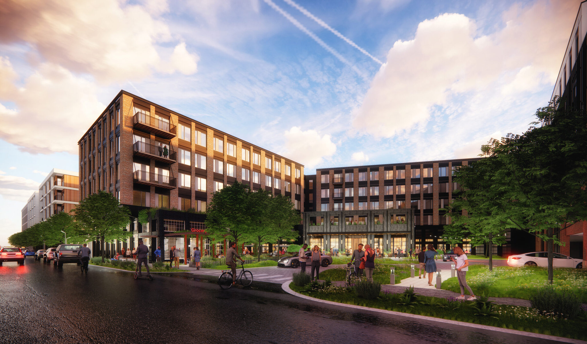 Rendering of building on East 5th in Austin, Texas brought to you by LV Collective.