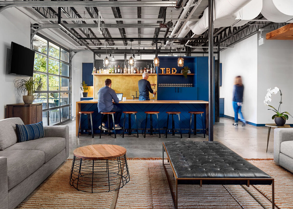 Bar area at the Station