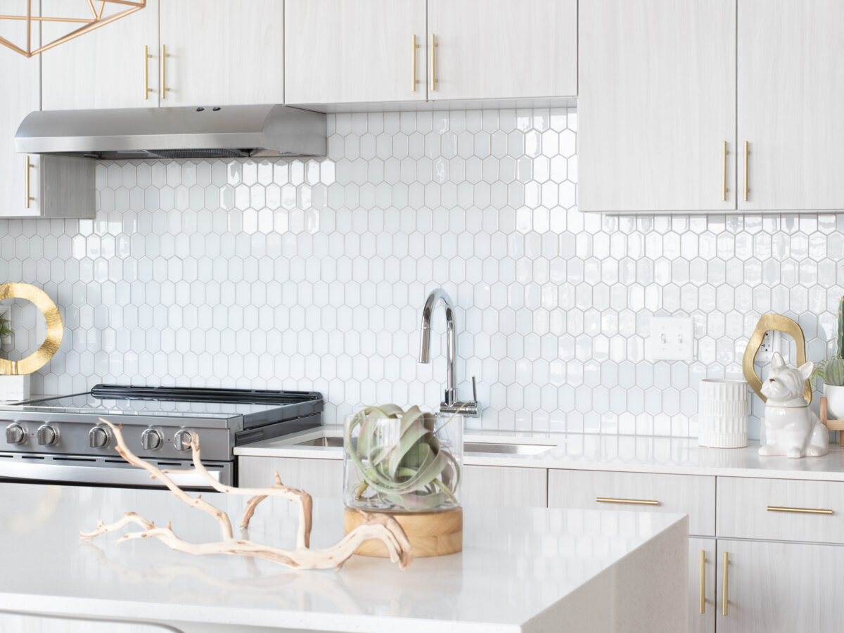 Kitchen close up at Moontower Austin