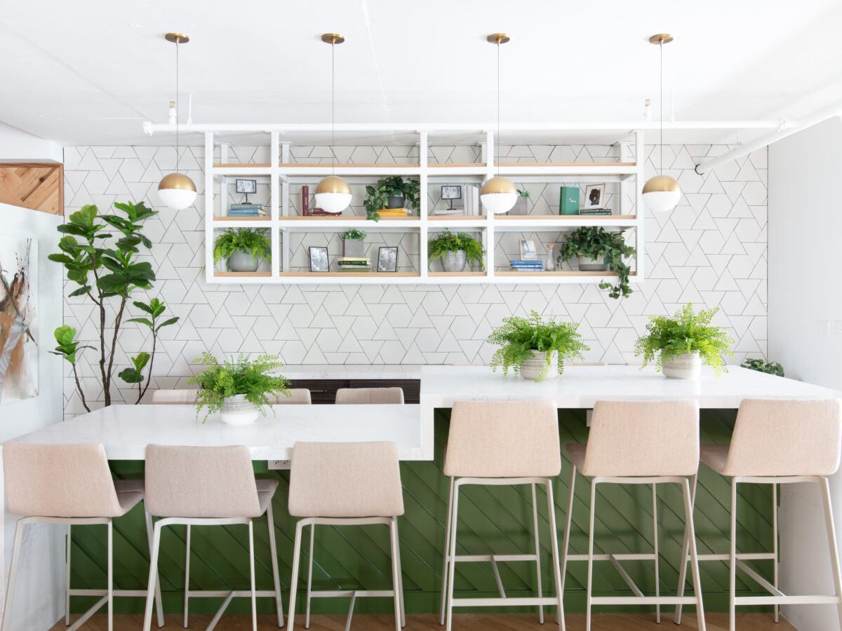 Barstool seating at Moontower Austin