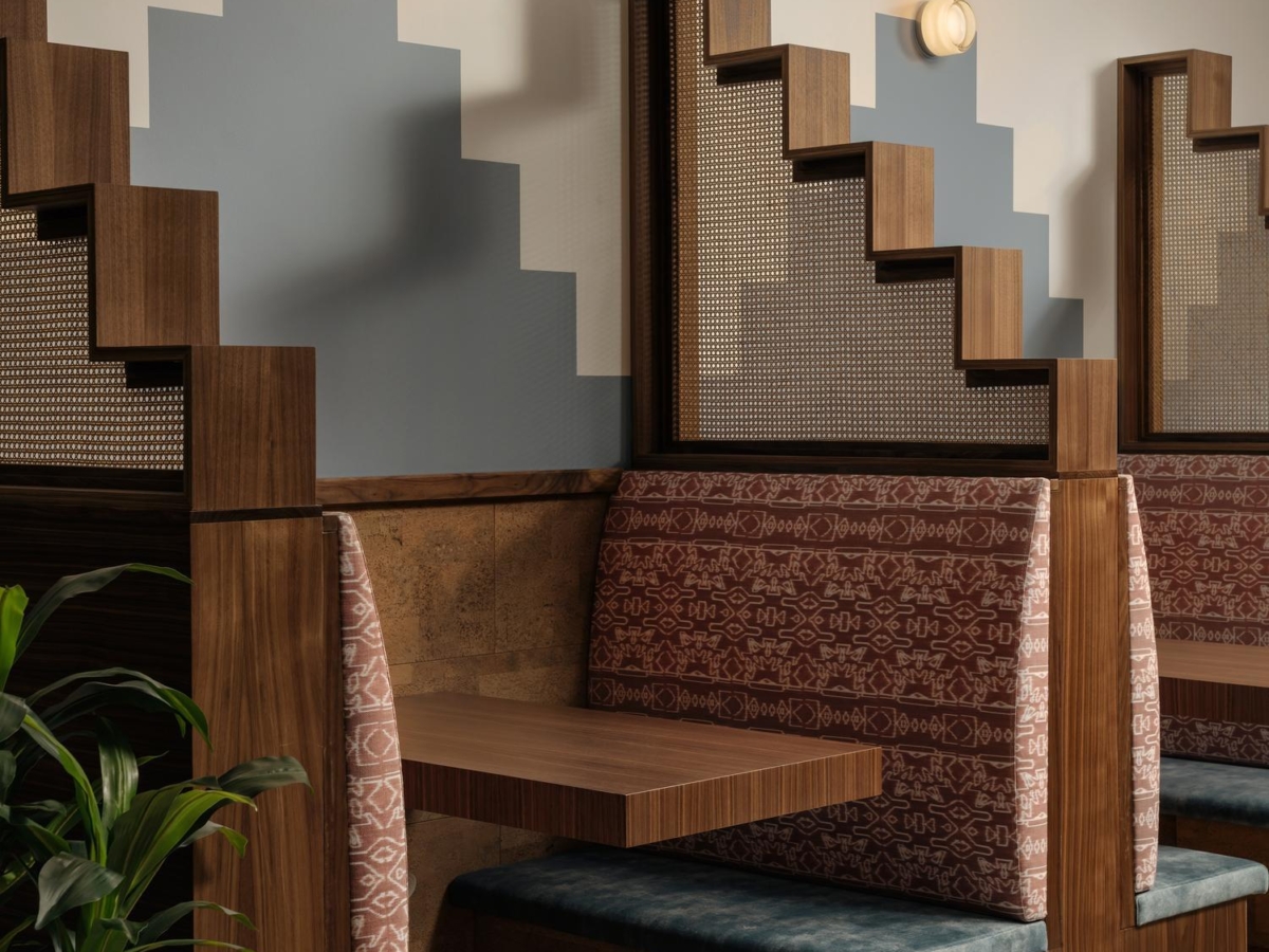 rambler atlanta mail room booth seating amentity