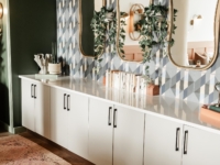 Wall decor in Rambler’s leasing office.