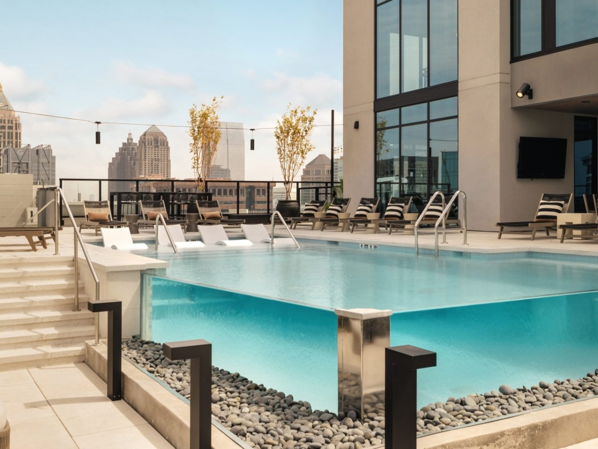 pool deck Whistler in Midtown Atlanta