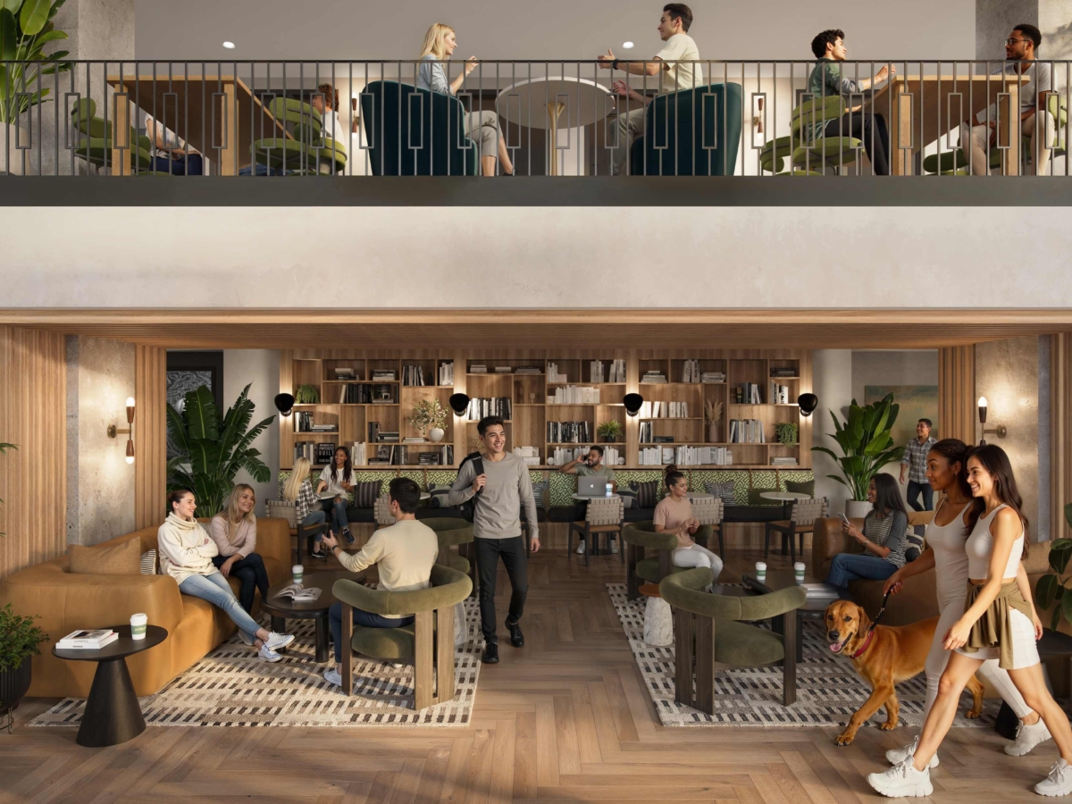 Rendering of Rambler's lobby