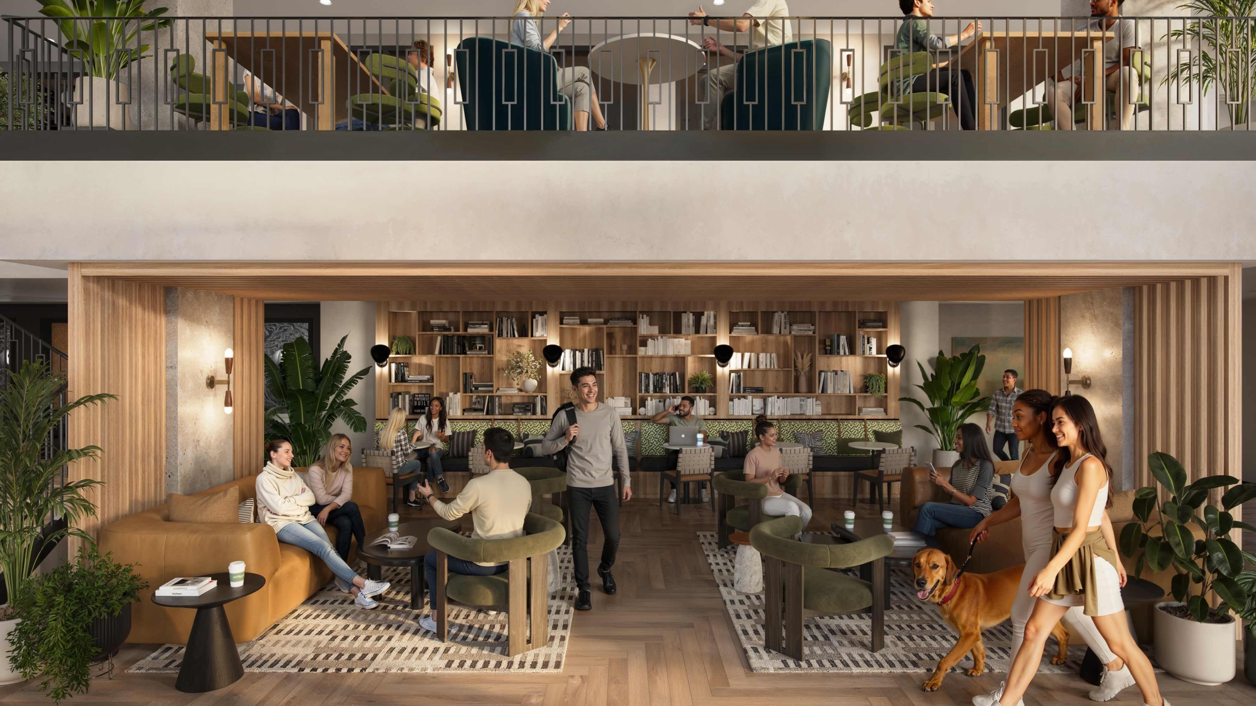 Rendering of Rambler's lobby