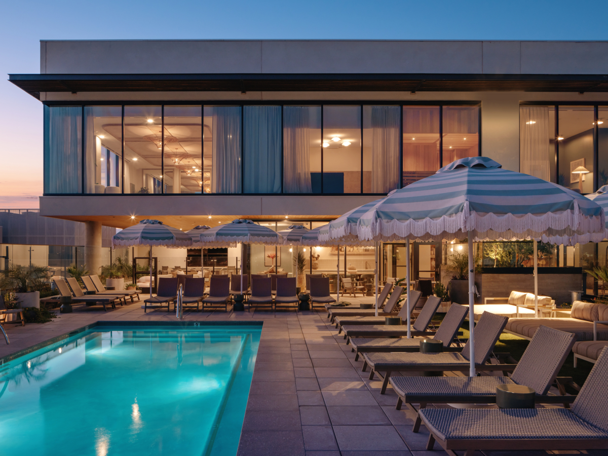 Rambler Tempe Pool at Night