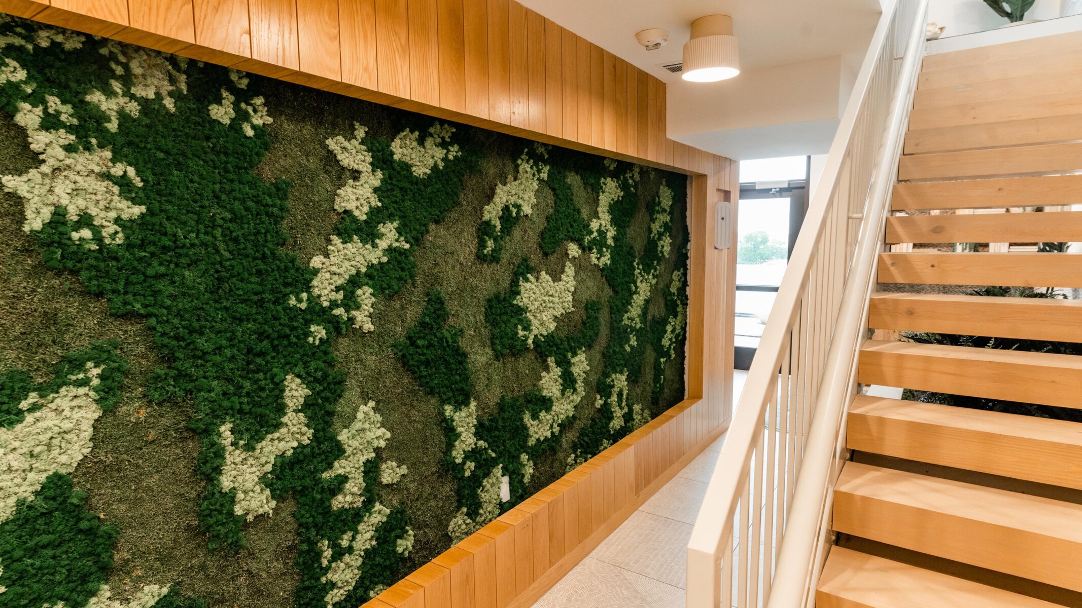 Greenery wall in Rambler ATZ Zen Den