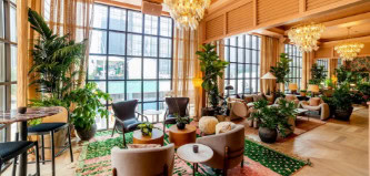 Seating lounge at Estelle's