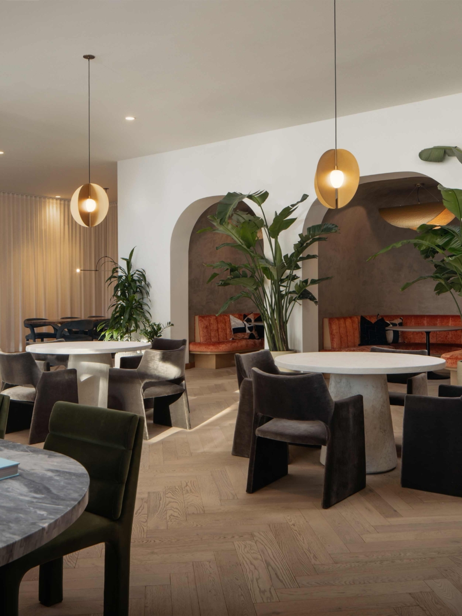 Moontower Curved arches study space