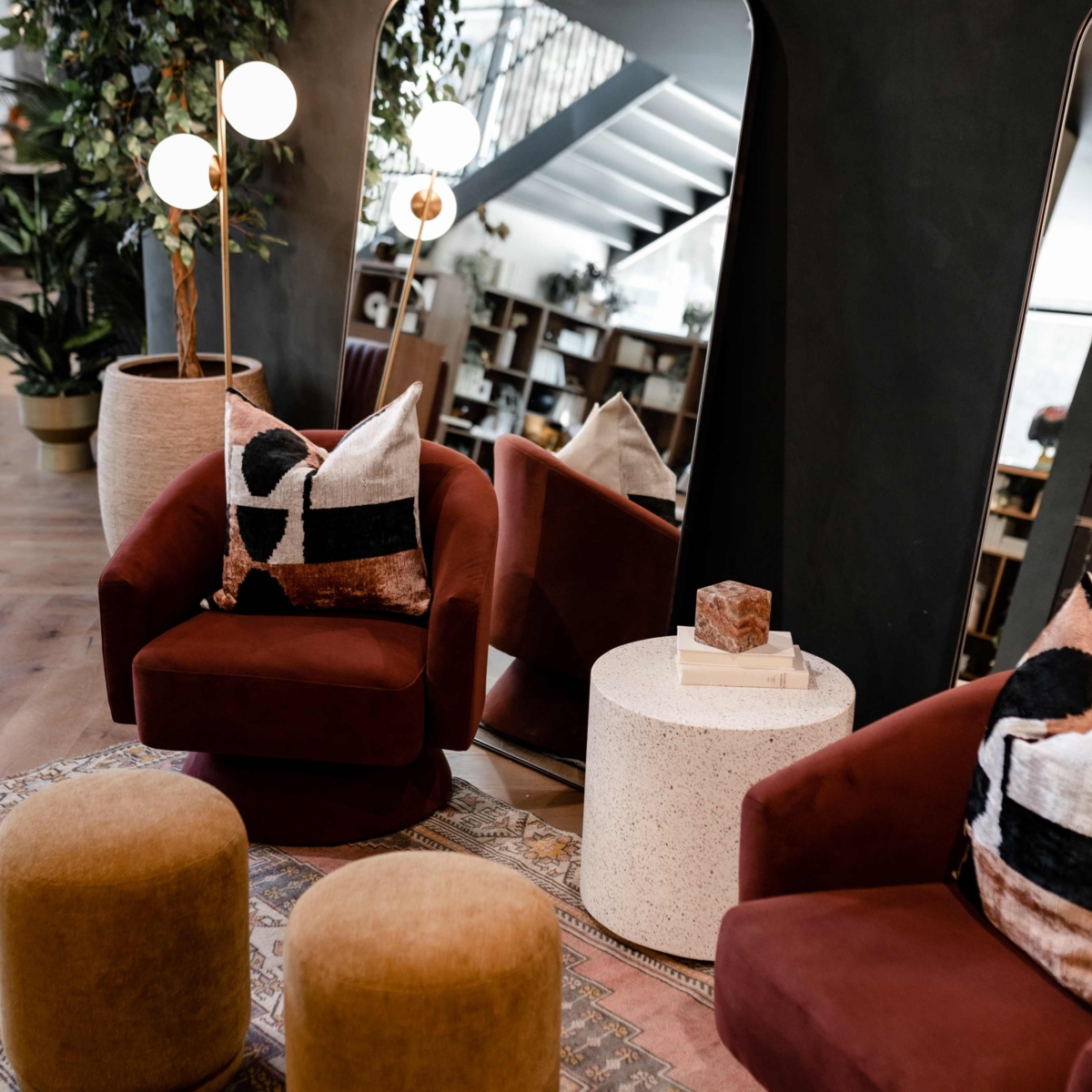 cozy conversation nook at whistler