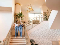 Girls Walking down the Stairs at Sweetwater