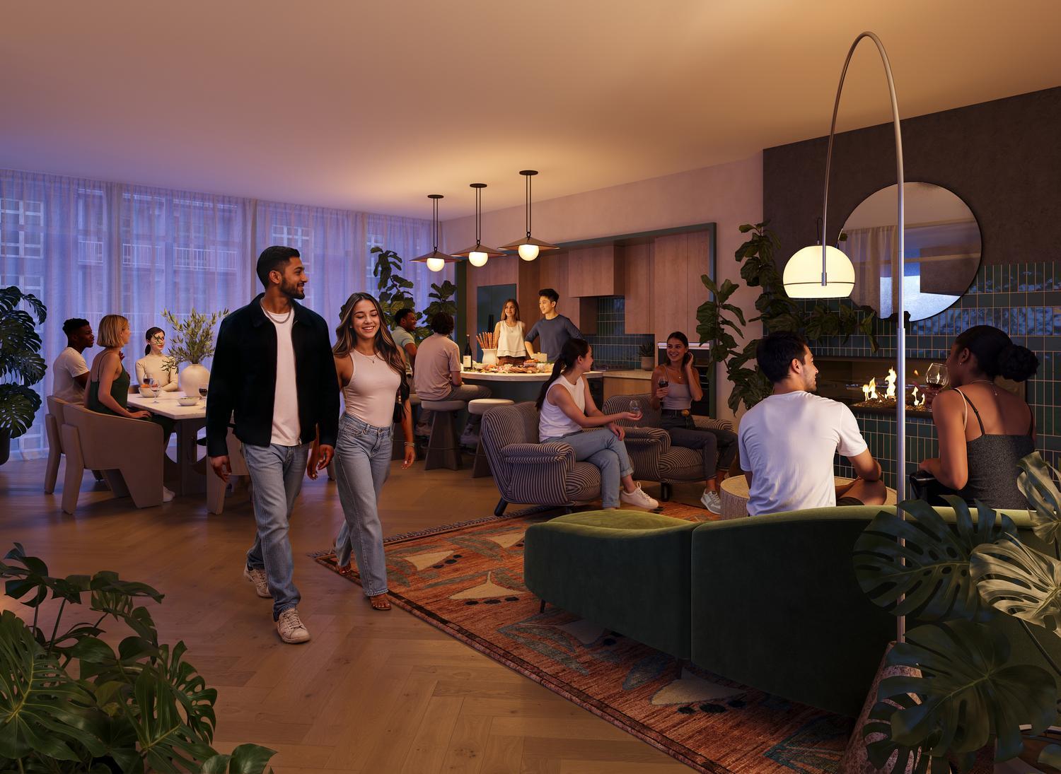 Rendering of Paseo's Chef's Kitchen