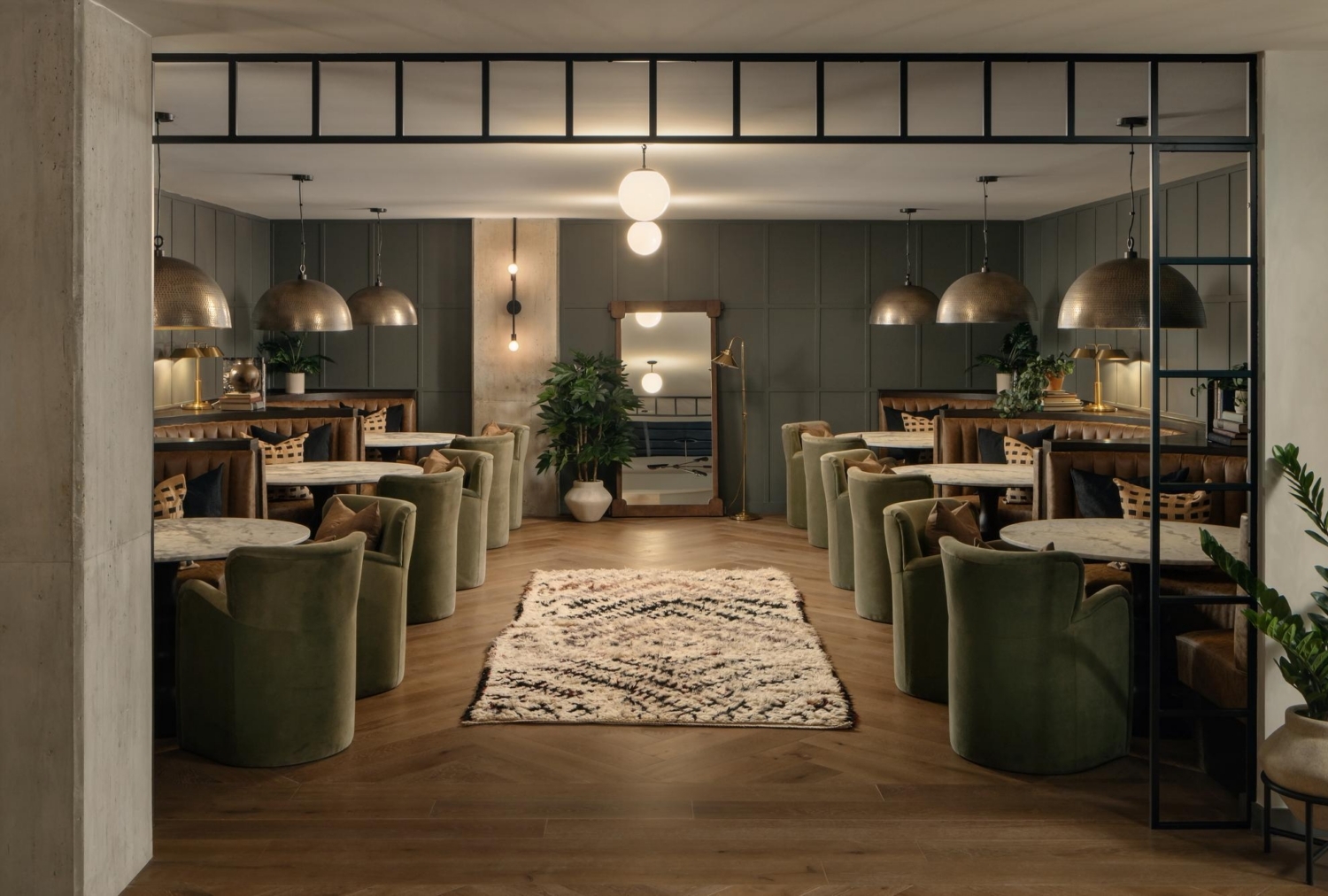 Rambler Columbus mezzanine open-concept study space