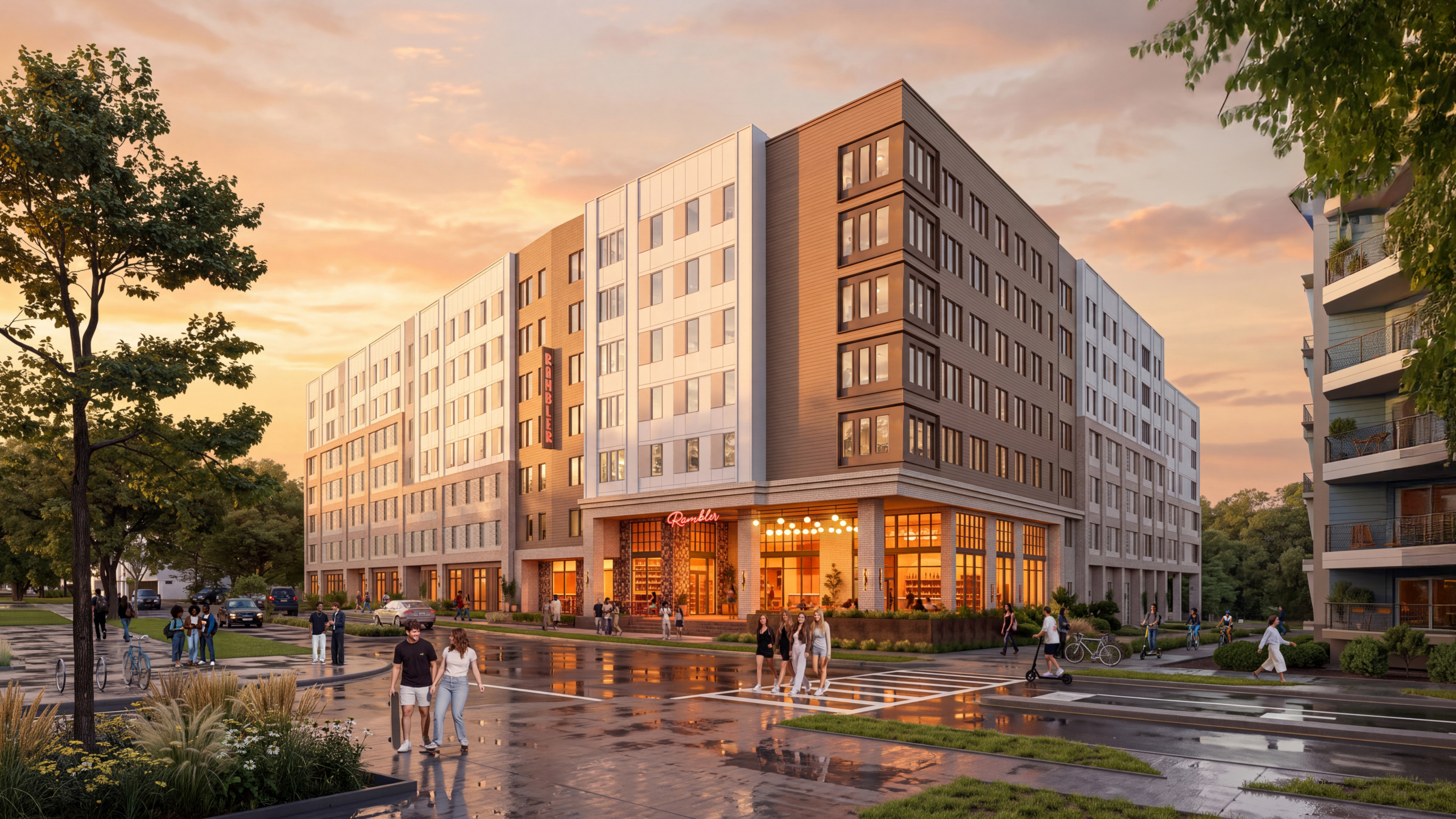 Rambler Gainesville Exterior Hero Rendering