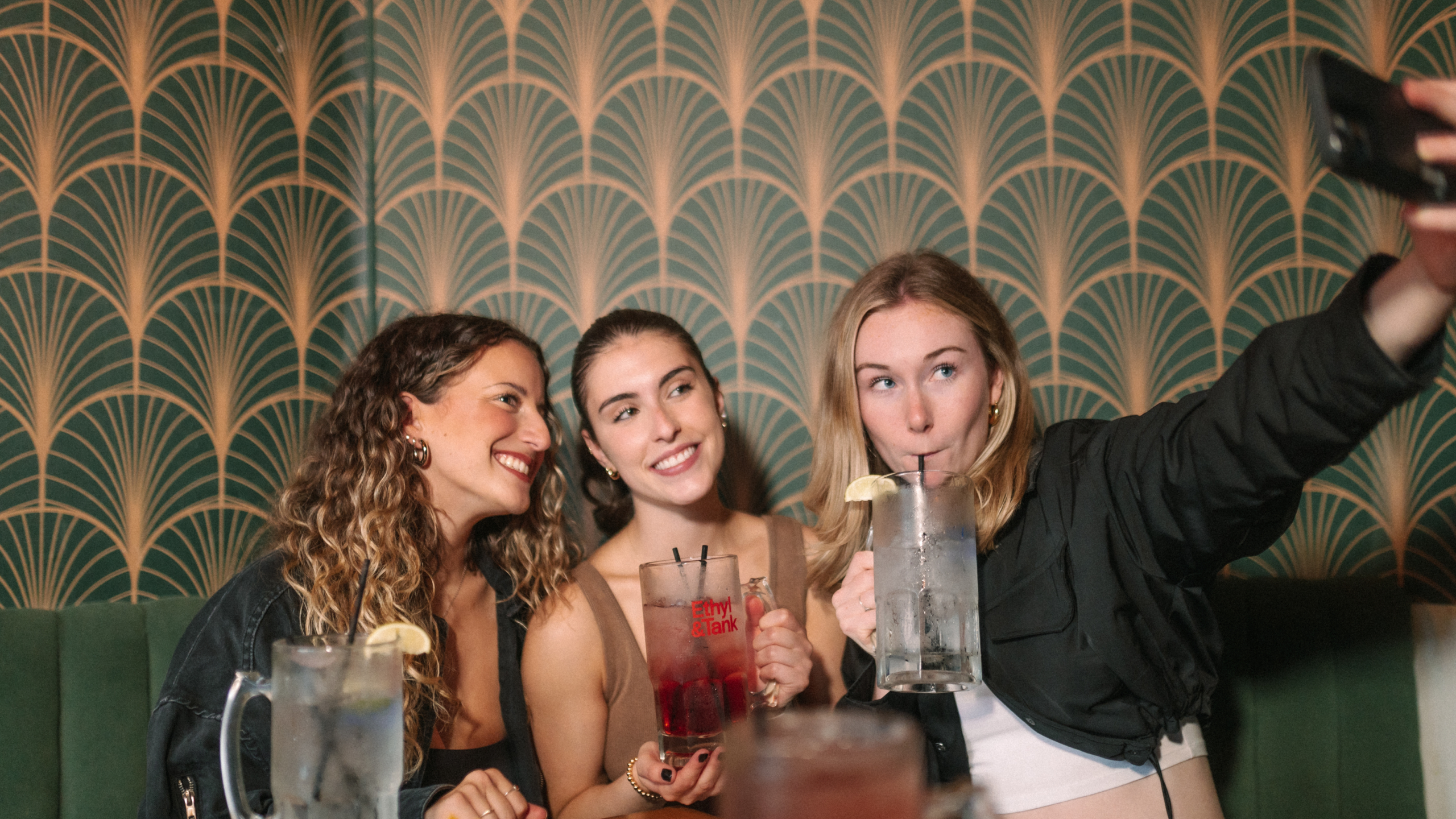Students out for dinner near Rambler Columbus near the Ohio State University.