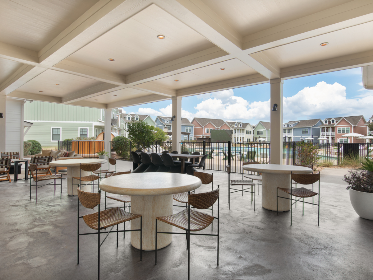 The Heights College Station Pool Deck External